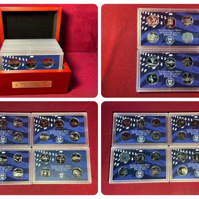 50 State Quarter Proof Set Collection 