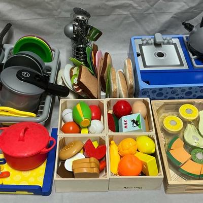 Pretend Play Stove, Food, Dishes, Etc.