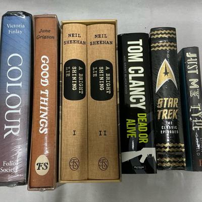 Folio Society & More Books incl. Tom Clancy, Star Trek