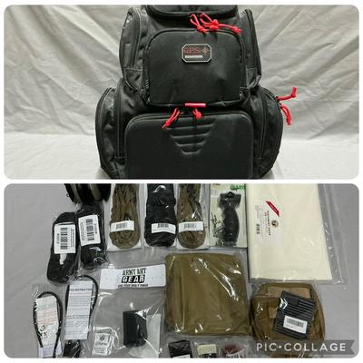 Assorted Gun Accessories & Gear Bag