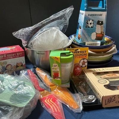 Kitchen Chopping Bowl, Greater, Stainless Bowls, And Egg Timer 