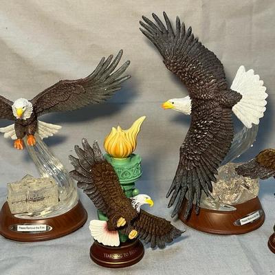 Bradford Exchange Patriotic Eagle Statues