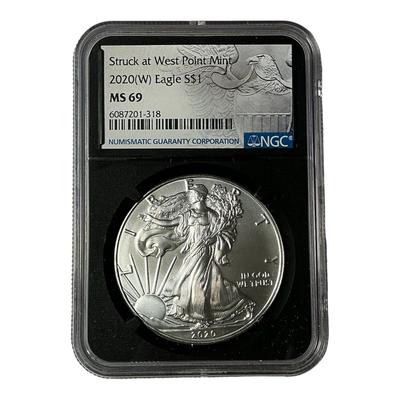 2020-W NGC MS-69 American Silver Eagle 