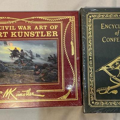 Easton Press Encyclopedia of the Confederacy & The Civil War Art of Mort Kunstler SEALED