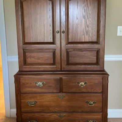 Durham Furniture Clothing or Media Armoire