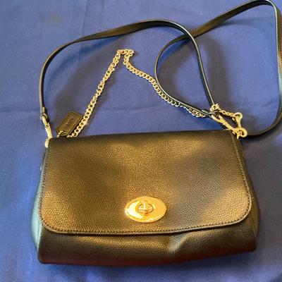 Authentic Coach Saffiano Leather Crossbody 