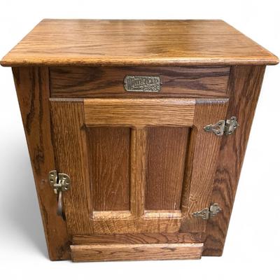 White Clad Brand Ice Box Style Cabinet 