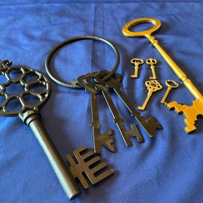 Decor Key Collection Brass And Iron 