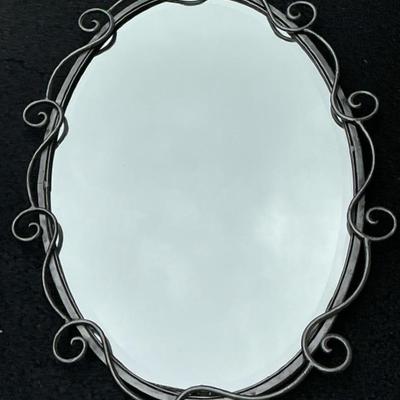 Metal Framed Mirror (30 x 39)