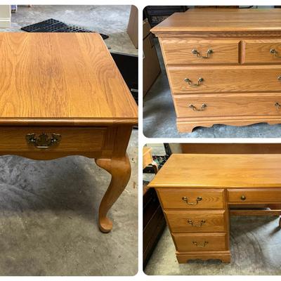 Bedroom Dresser, End Table, Small Desk  