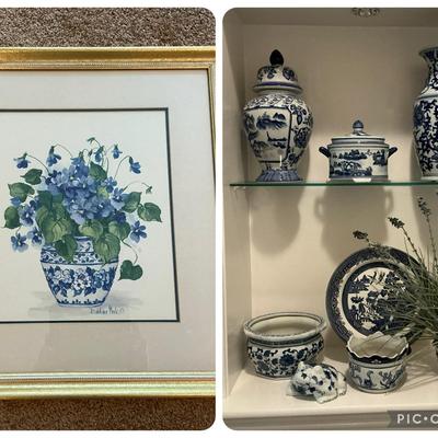 Blue & White Decor incl. Churchill