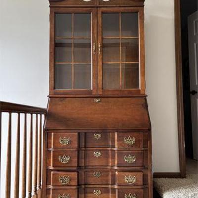 Jasper Cherry Lighted Chippendale Secretary.jpg
