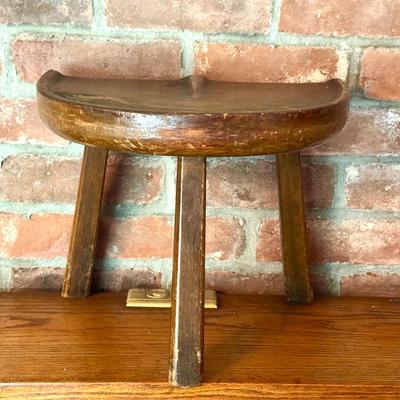 Antique Primitive Milking Stool