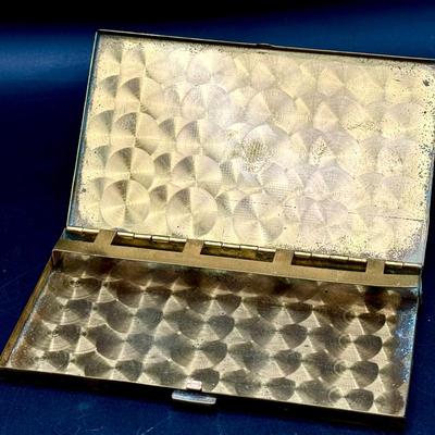 Vintage Metal Cigarette Case 