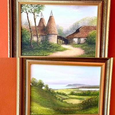 (2) K. Markens Signed Paintings 