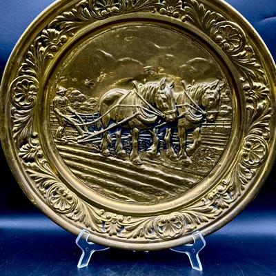Brass Horse Wall Art