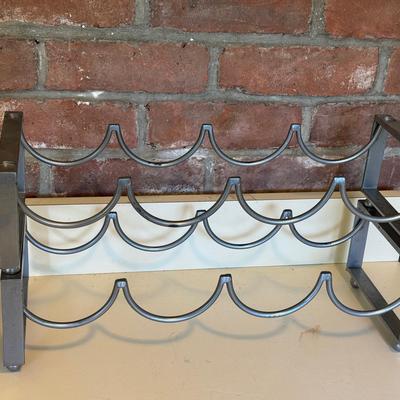 (2) Metal Wine Racks 