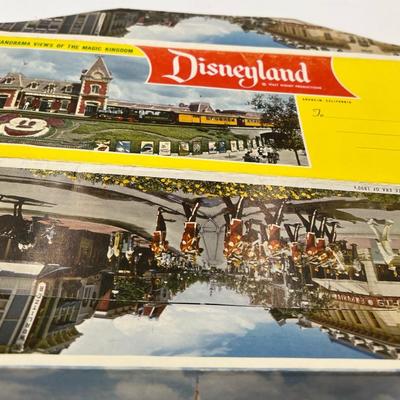Vintage Disneyland Ephemera featuring 13 Panoramic Views of the Magic Kingdom