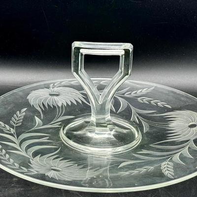 Vintage UV Reactive Tidbit Tray