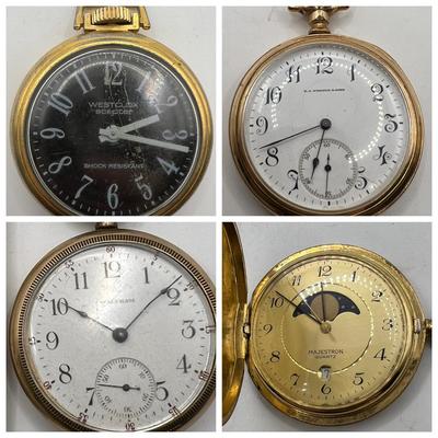 (4) Vintage Jewelry Pocket Watches 