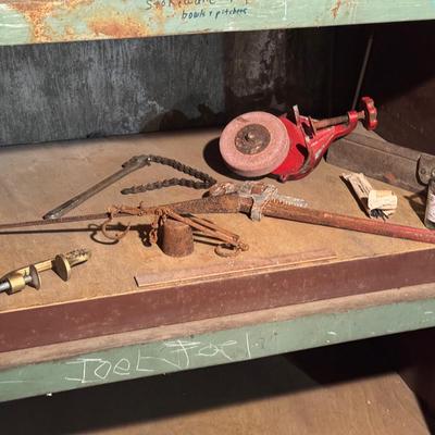 Shelf Of Vintage Tools