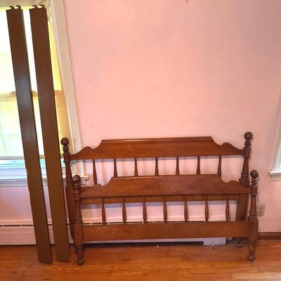 Ethan Allen - Wooden Bed Frame By Baurmitter 
