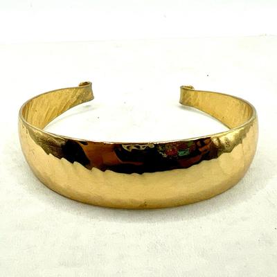 Vintage Napier Hammered Metal Bracelet Cuff Jewelry
