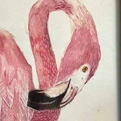Flamingo Painting 