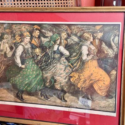 "Krakowiak," By Wladyslaw Theodor Benda Print