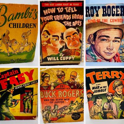 (7) Vintage Children’s Books, Early 1940s