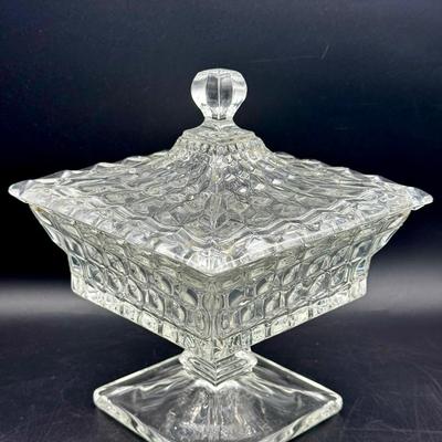 Fostoria American Wedding Bowl with Cover