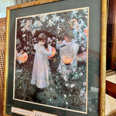John Singer Sergeant “Carnation, Lily, Lily, Rose” Print