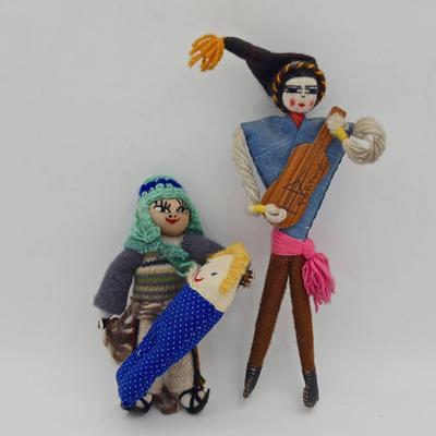 (2) Peruvian Folk Art Dolls