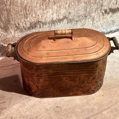 Copper Tub With Handles #2