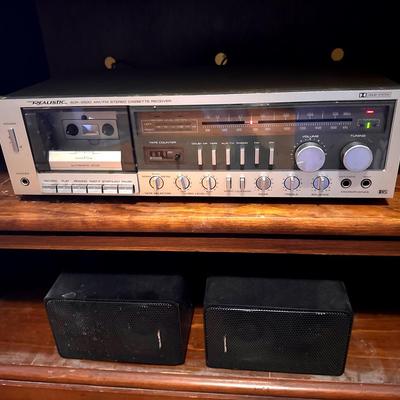 Realistic SCR-2500 With (2) Realistic Speakers 