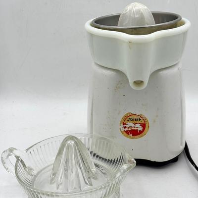 Sunkist Juice It & Vintage Citrus Reamer