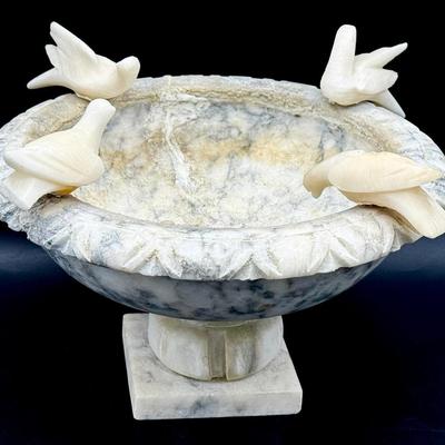 Vintage Stone Bird Bath