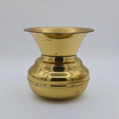 Vintage Brass Spittoon