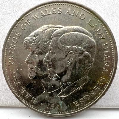 1981 Royal Wedding Commemorative Crown Prince of Wales Lady Diana