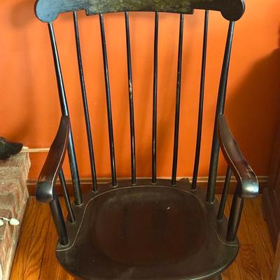 Black Rocking Chair 