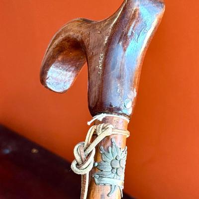 Cane/Walking Stick With Lovely Accents