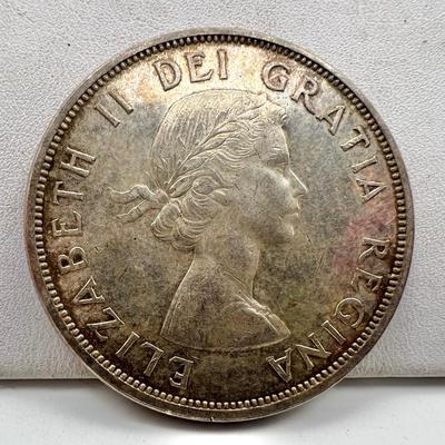 1963 Canadian Voyageur Silver Dollar Coin
