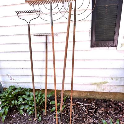 (5) Heavy Duty Rakes