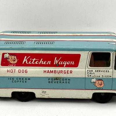 Joe’s Kitchen Wagon Tin Friction Toy