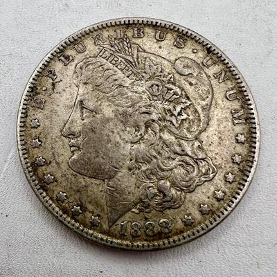 1888 Morgan Silver Dollar Coin