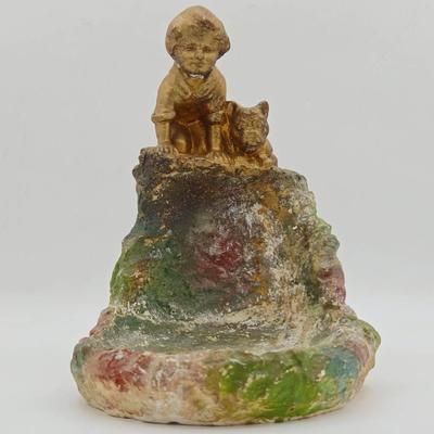 Vintage Chalkware FIgurine