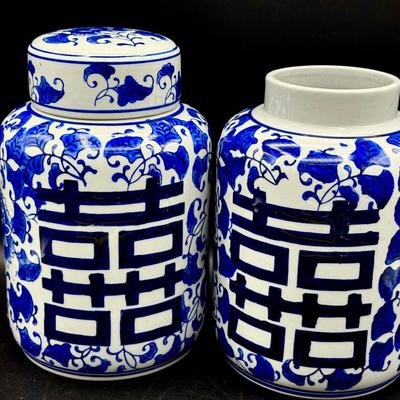 (2) Ginger Jars
