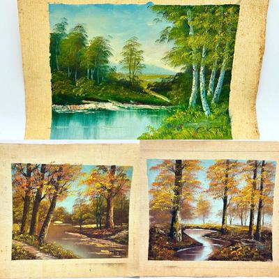 (3) Landscape Paintings