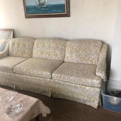 Vintage 1970 upholstered
