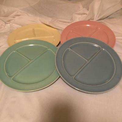 Sale Photo Thumbnail #33: Four Lu-Ray Patel grill plates (1950’s TS&T)